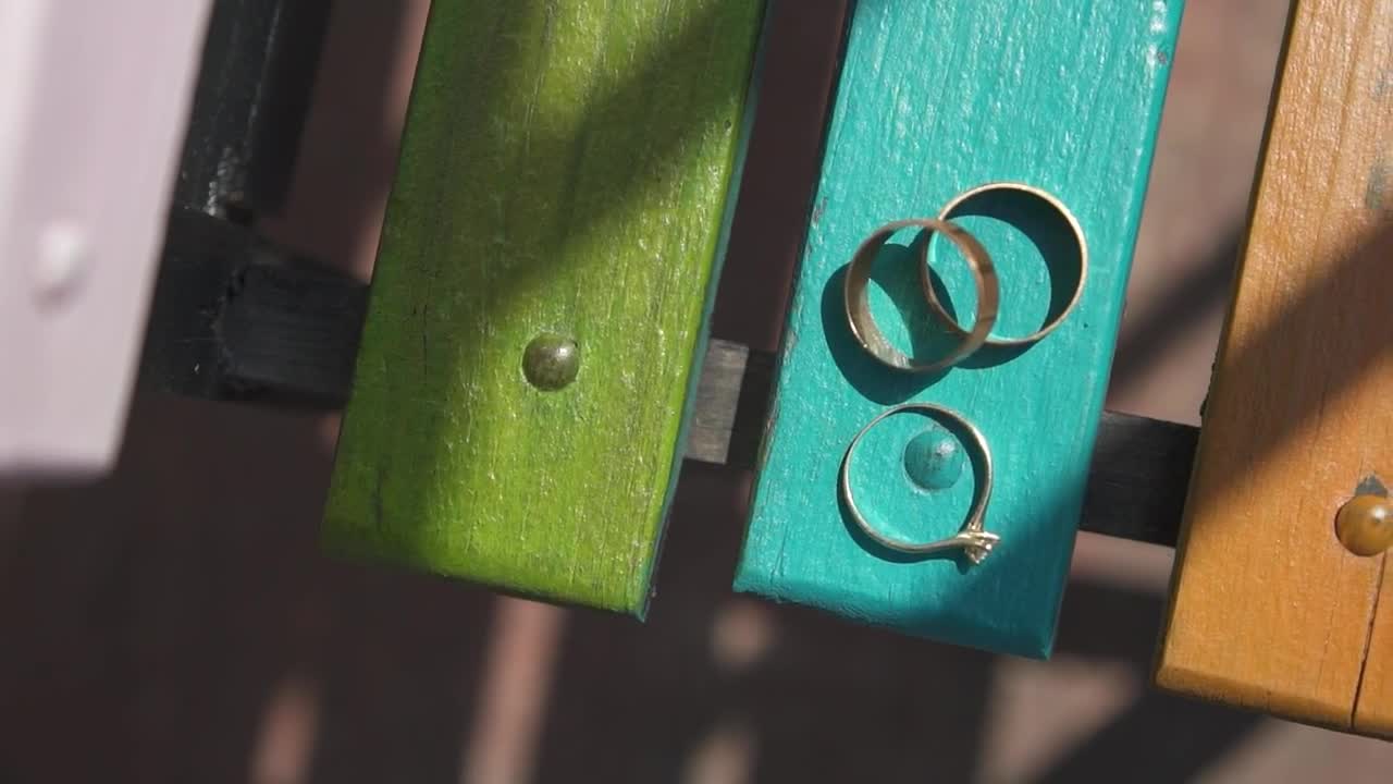 Stock Video Engagement Rings On Top Of Color Charts Live Wallpaper For PC