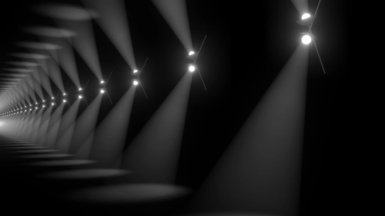 Stock Video Endless Row Of D Light Reflectors Dancing Live Wallpaper For PC