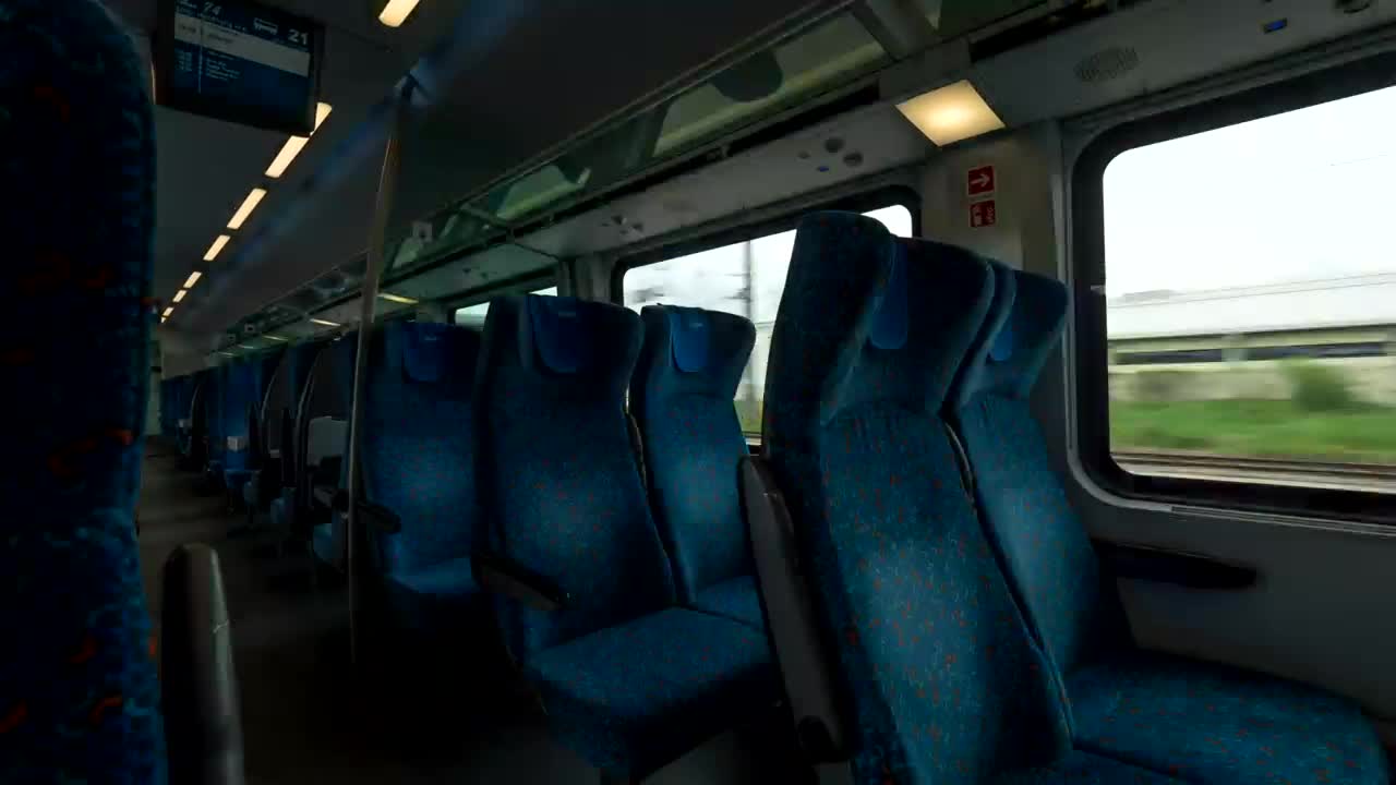 Stock Video Empty Train Heading Through The Country Live Wallpaper For PC