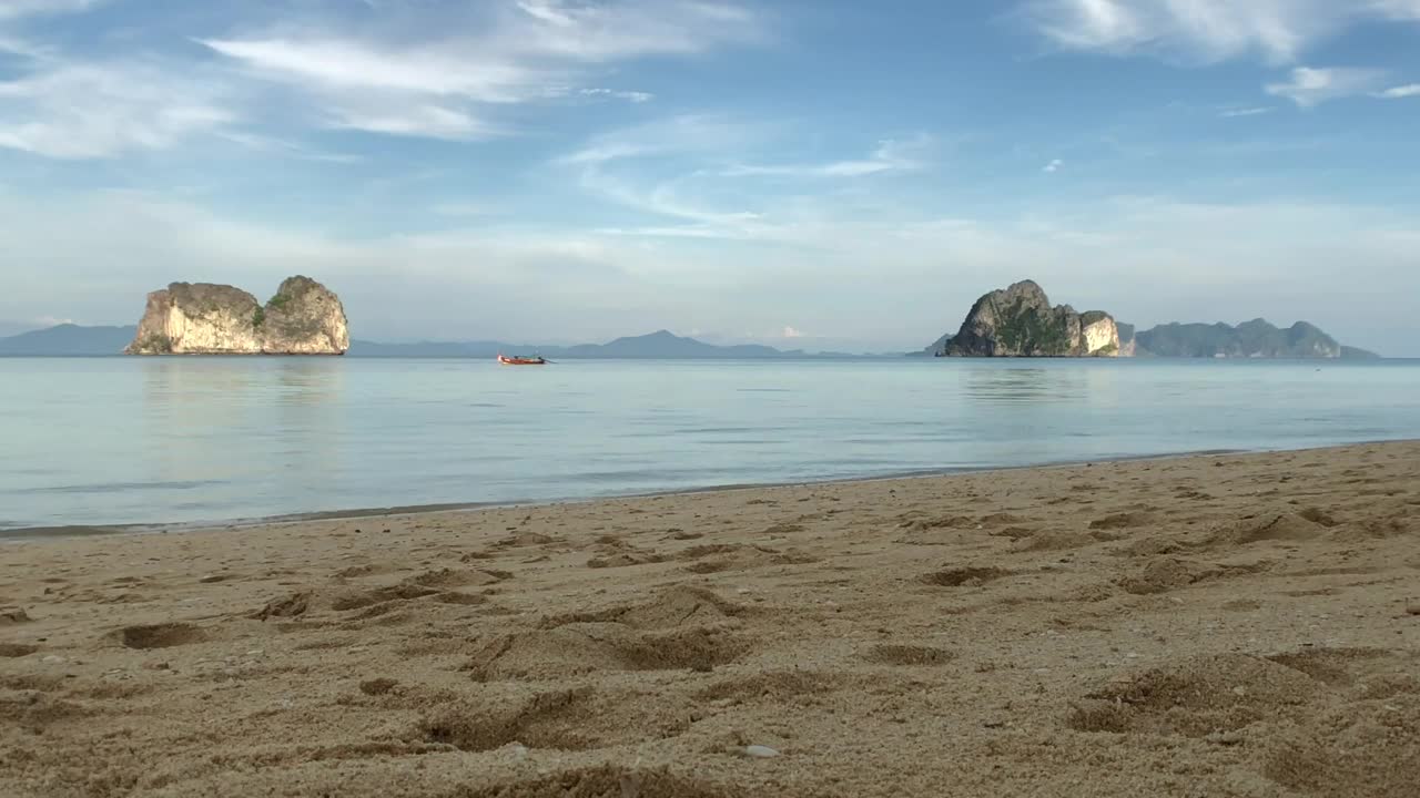 Stock Video Empty Beach In The Evening Live Wallpaper For PC