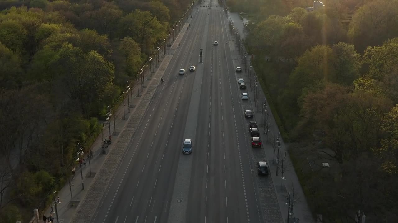 Stock Video Empty Avenue In Germany Seen From The Air Live Wallpaper For PC