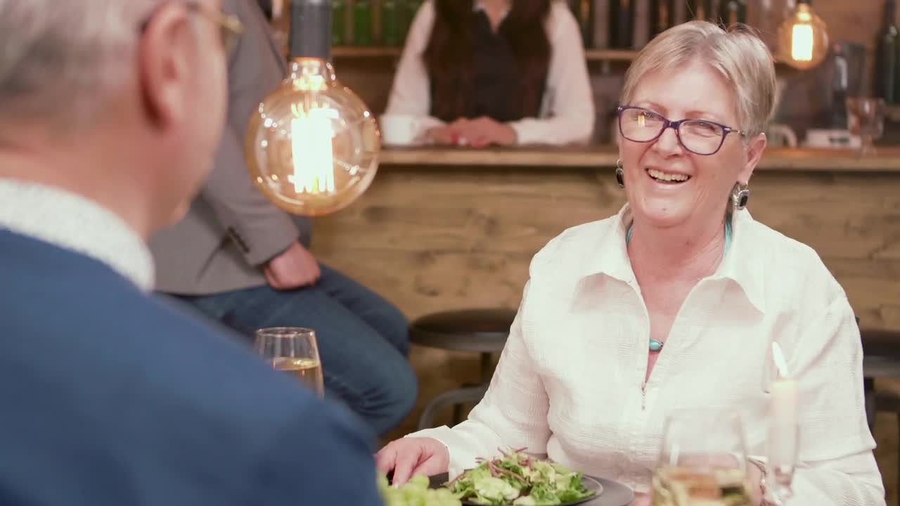 Stock Video Emotional Older Woman Accepts Marriage Proposal Live Wallpaper For PC