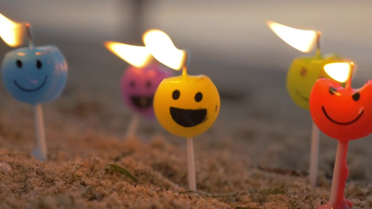 Stock Video Emoji Candles Burning Live Wallpaper For PC