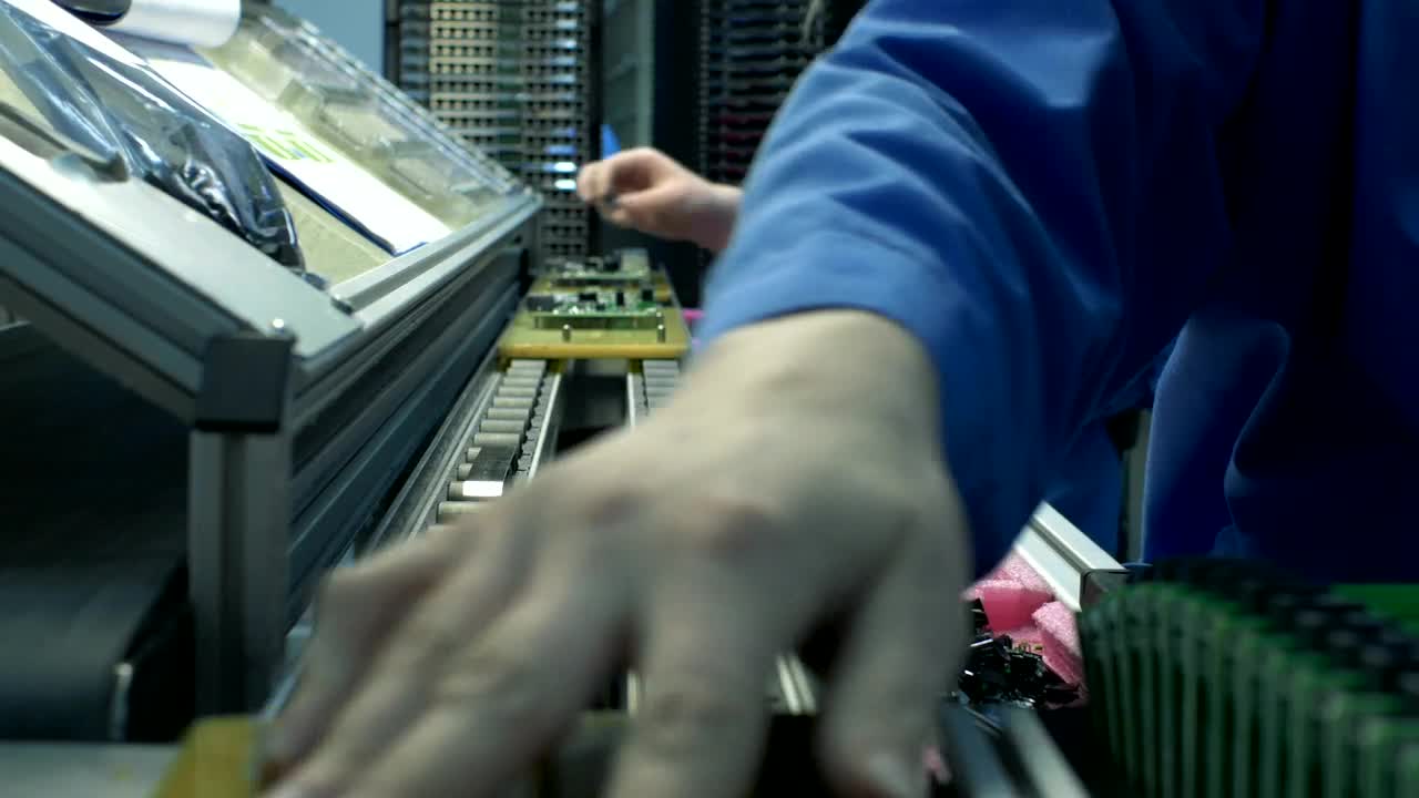Stock Video Electronics Assembly Line Live Wallpaper For PC
