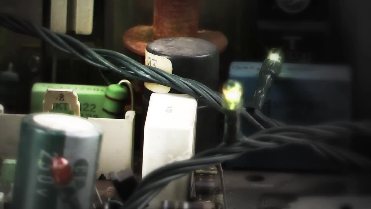 Stock Video Electronic Cards And Lights In Detail Live Wallpaper For PC