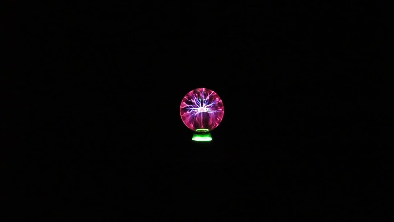 Stock Video Electricity In The Form Of Lightning In A Crystal Ball Live Wallpaper For PC