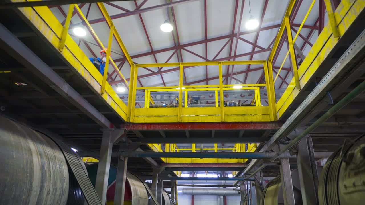 Stock Video Electrician Checking Factory Equipment Live Wallpaper For PC