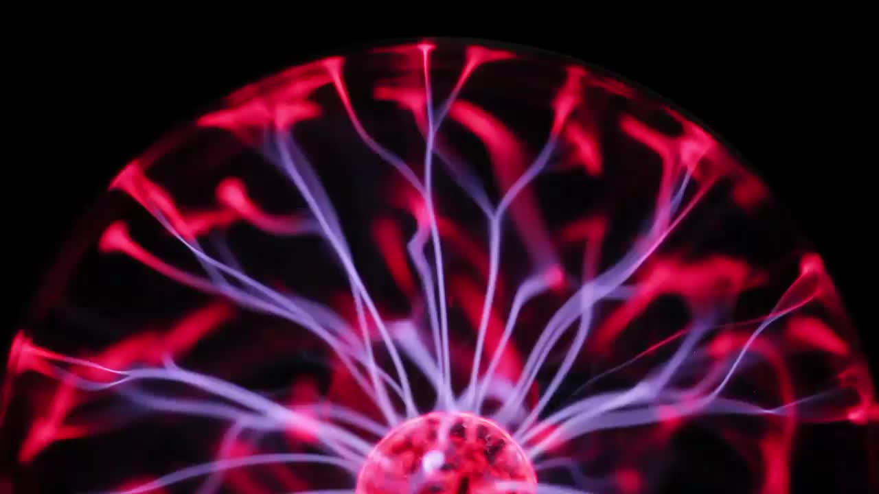 Stock Video Electric Red Ball Close Up Live Wallpaper For PC