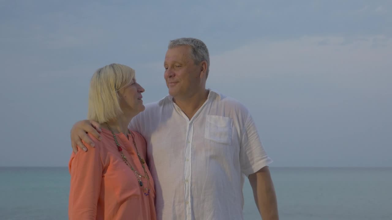 Stock Video Elderly Couple Taking A Photo On Vacation Live Wallpaper For PC