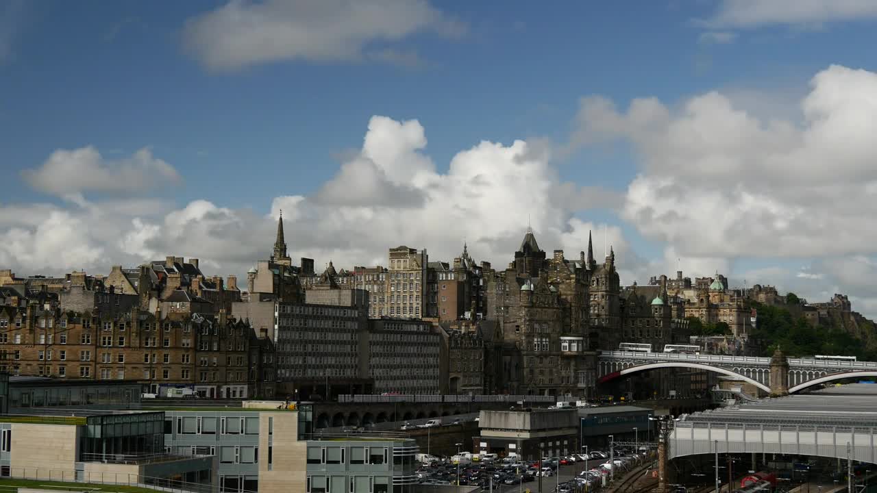 Stock Video Edinburgh City Time Lapse Seen From Afar Live Wallpaper For PC