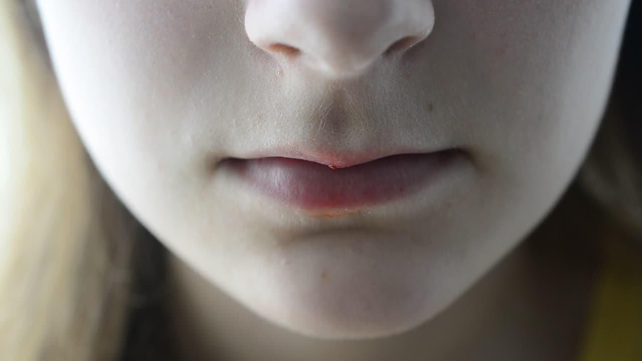 Stock Video Eating Strawberries Mouth And Teeth Close Up Live Wallpaper For PC