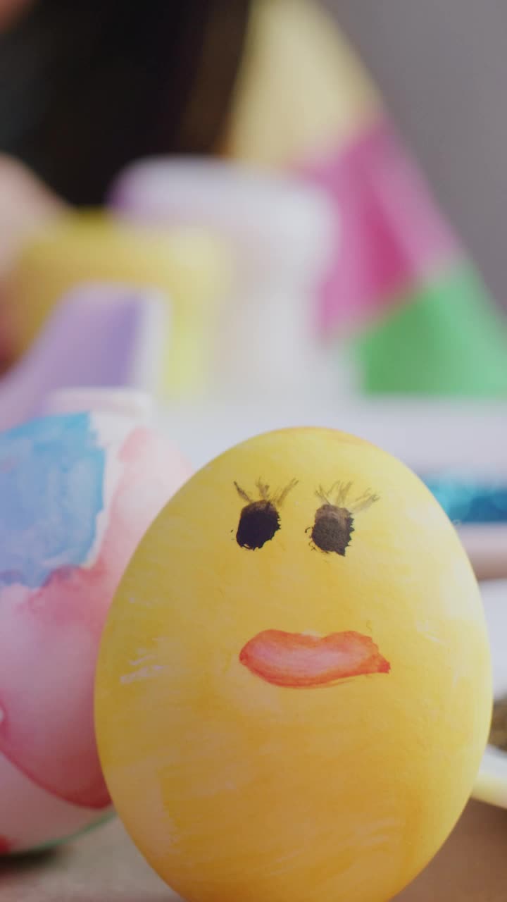 Stock Video Easter Eggs With Home Made Decorations Live Wallpaper For PC