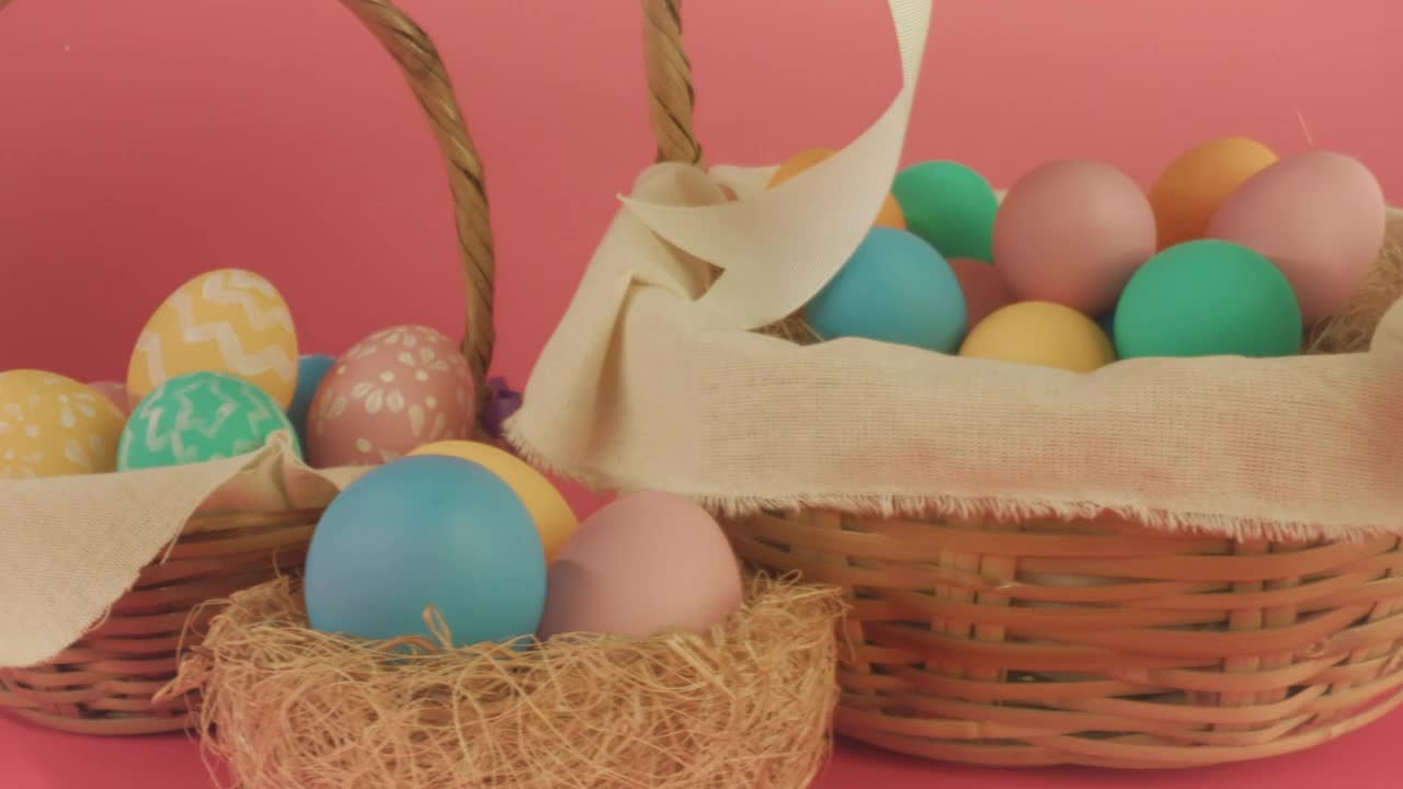 Stock Video Easter Decorative Baskets Live Wallpaper For PC