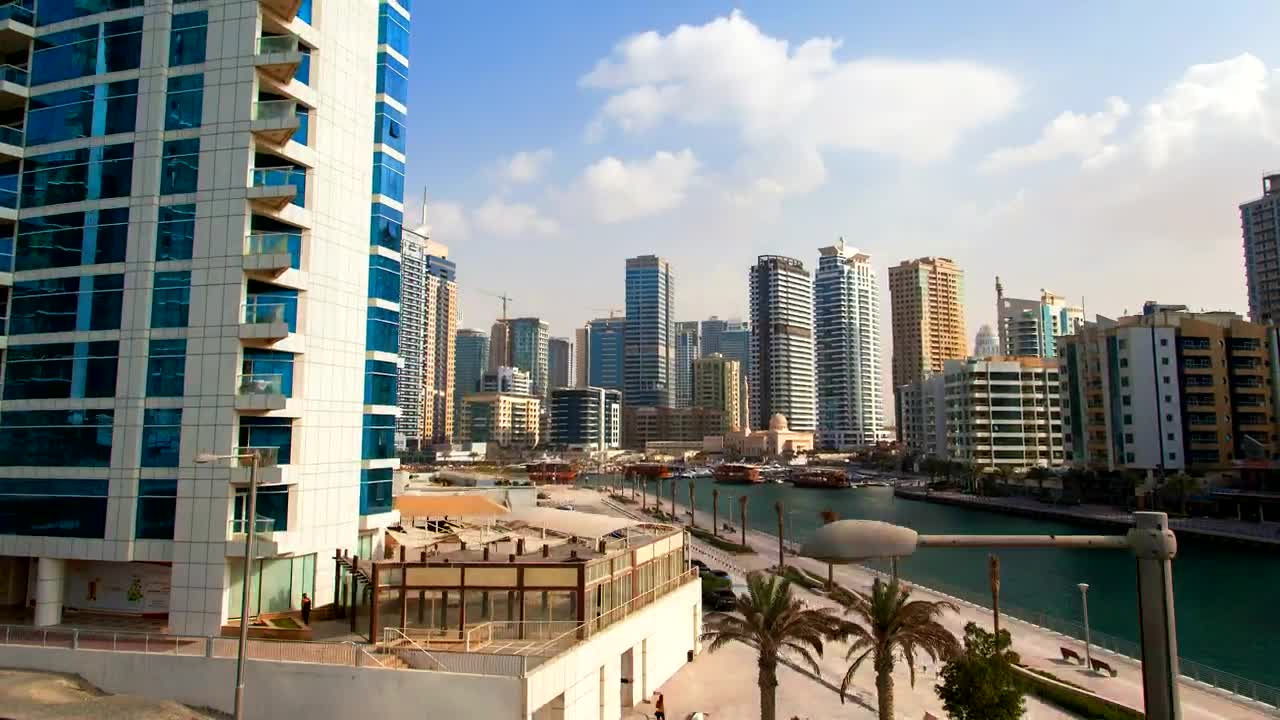 Stock Video Dubai Cityscape In Daytime Live Wallpaper For PC