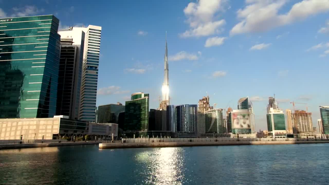 Stock Video Dubai City Skyscrapers Time Lapse Live Wallpaper For PC