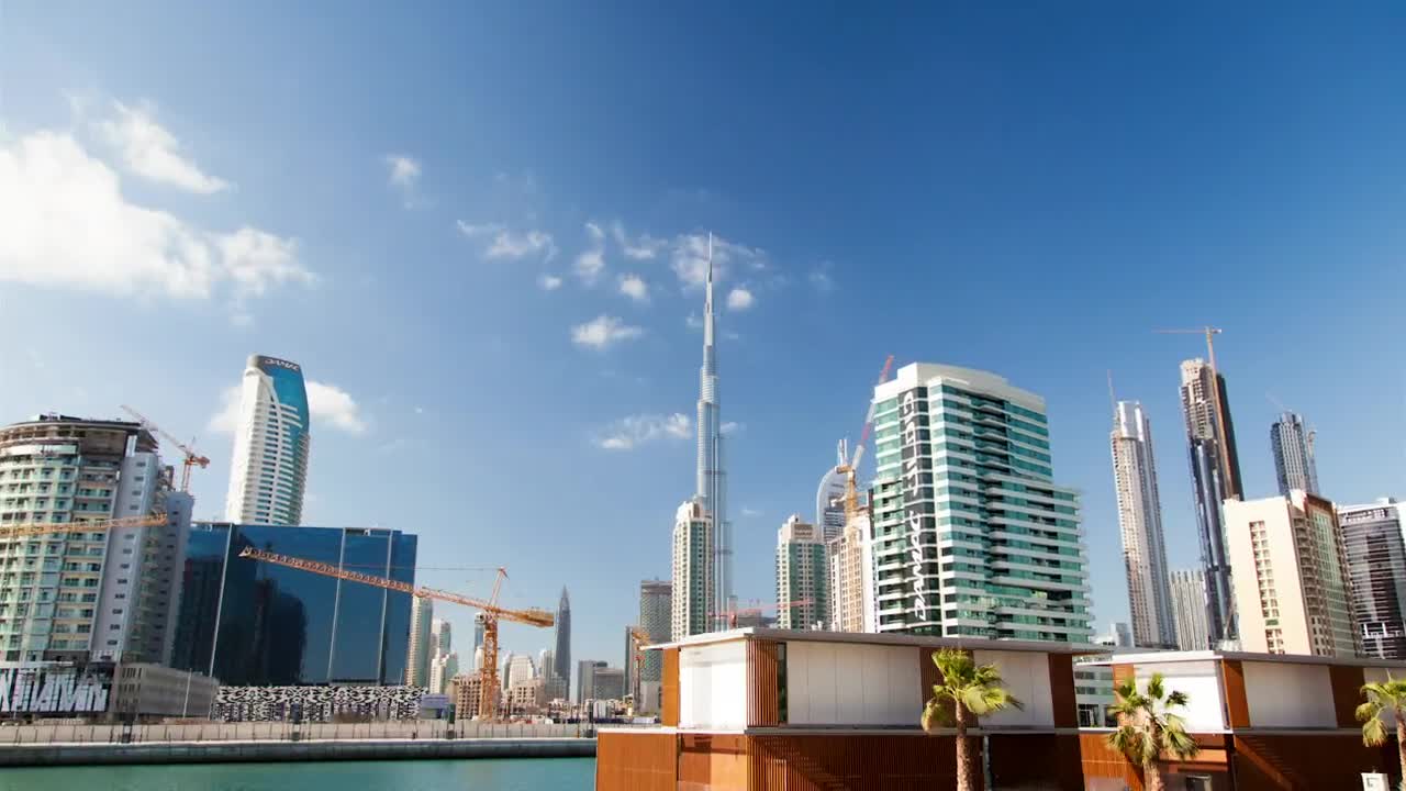 Stock Video Dubai City Skyscrapers And The Burj Khalifa Live Wallpaper For PC