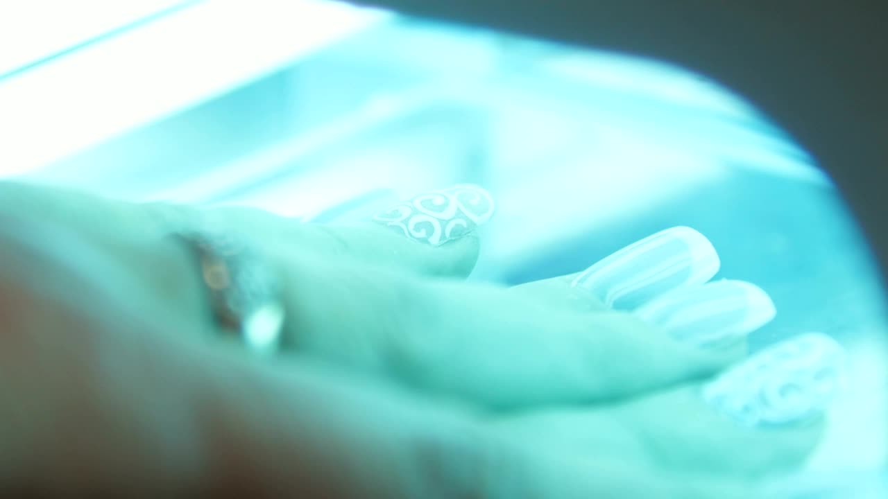 Stock Video Drying Nail Polish With Uv Light Live Wallpaper For PC
