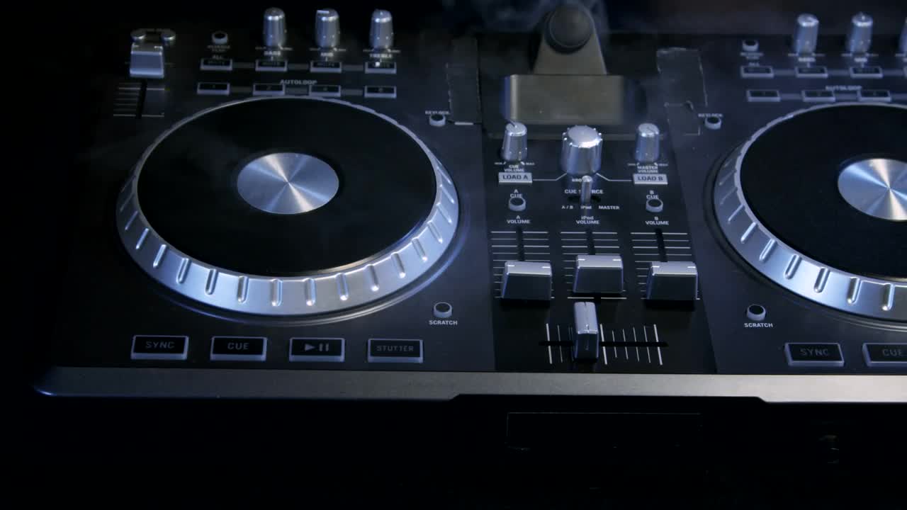 Stock Video Dry Ice Over A Mixer Table Live Wallpaper For PC