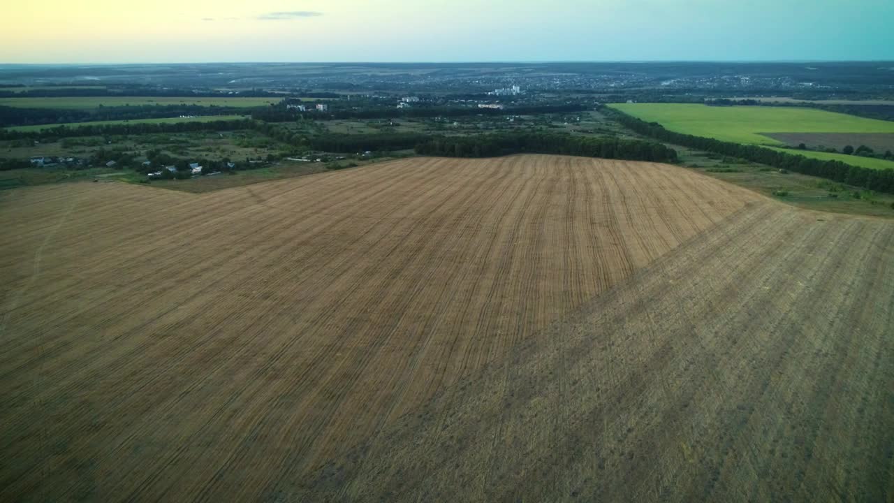 Stock Video Dry Agriculture Fields From Aerial Shot Live Wallpaper For PC