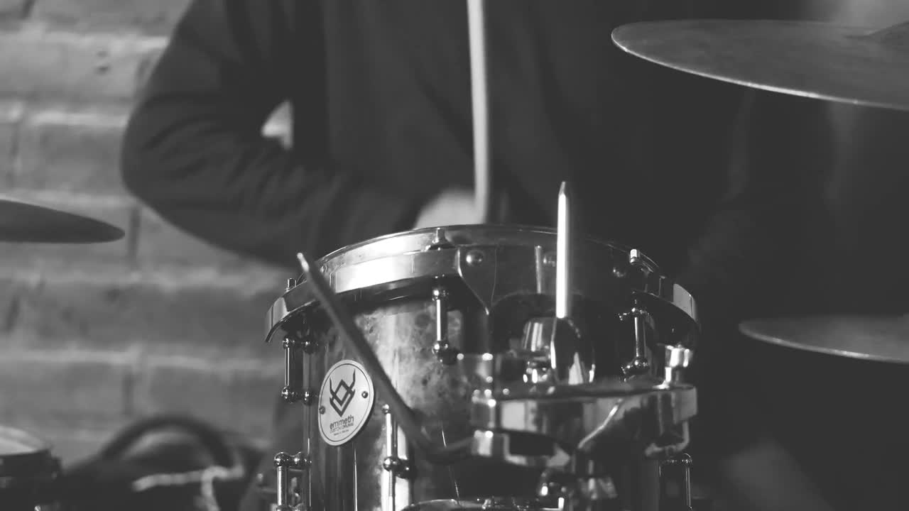 Stock Video Drummer Playing Intensely Live Wallpaper For PC