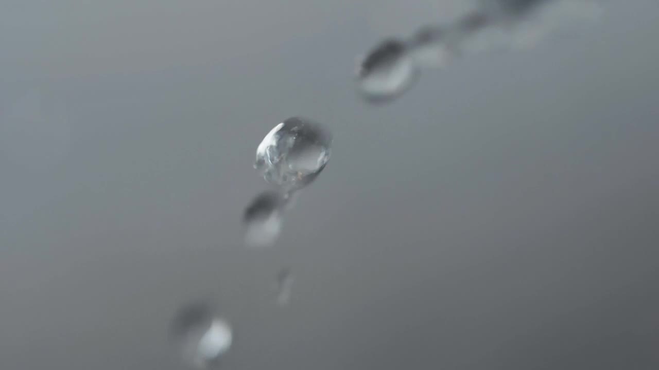 Stock Video Drops Of Water Falling Extreme Close Up Live Wallpaper For PC