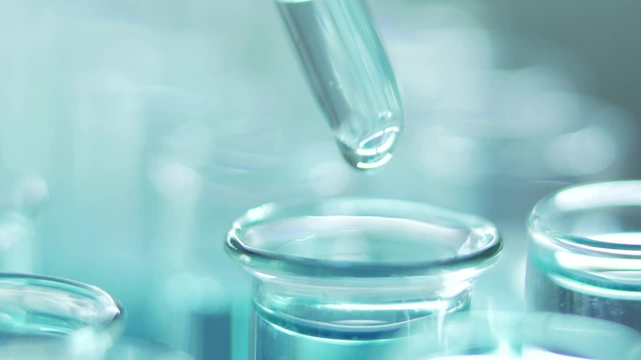 Stock Video Drops Filling A Lab Tube Live Wallpaper For PC