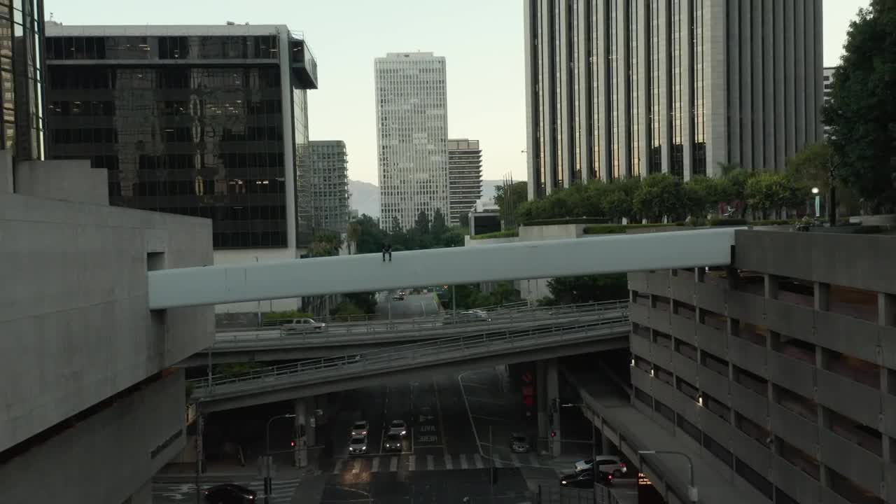 Stock Video Drone Shot Of Streets And Buildings Live Wallpaper For PC