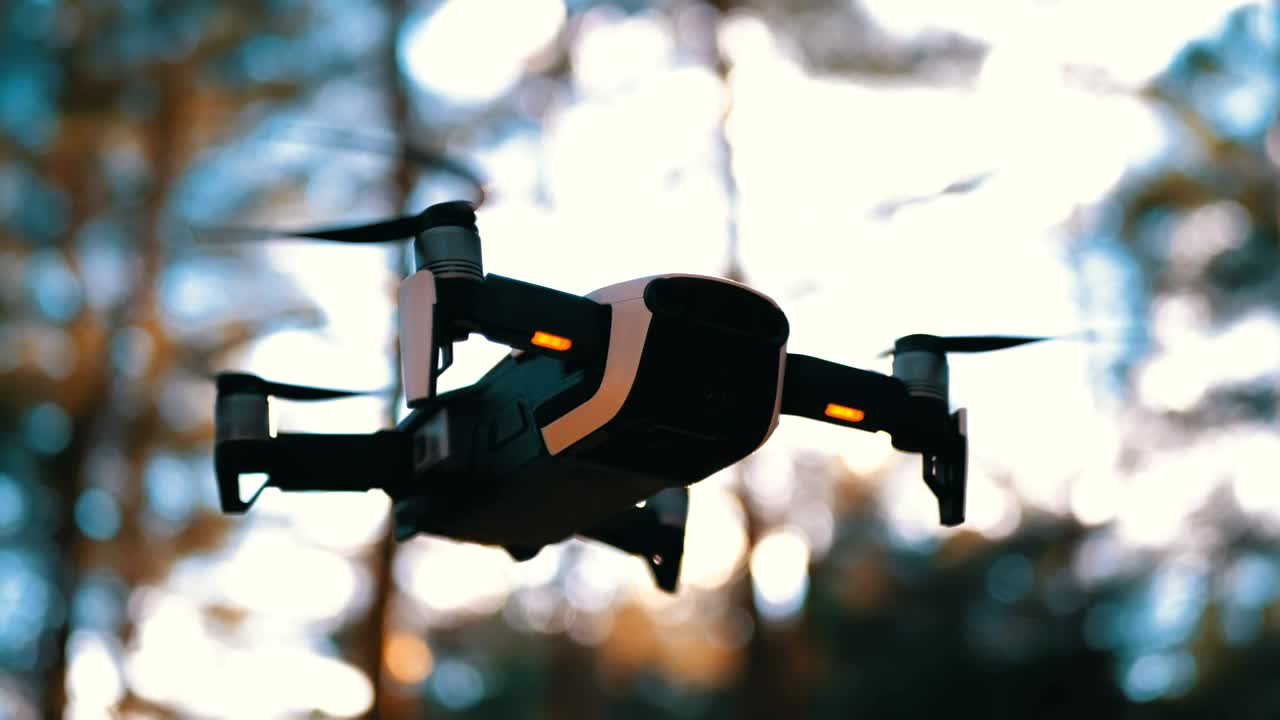 Stock Video Drone Hovering In The Air Live Wallpaper For PC