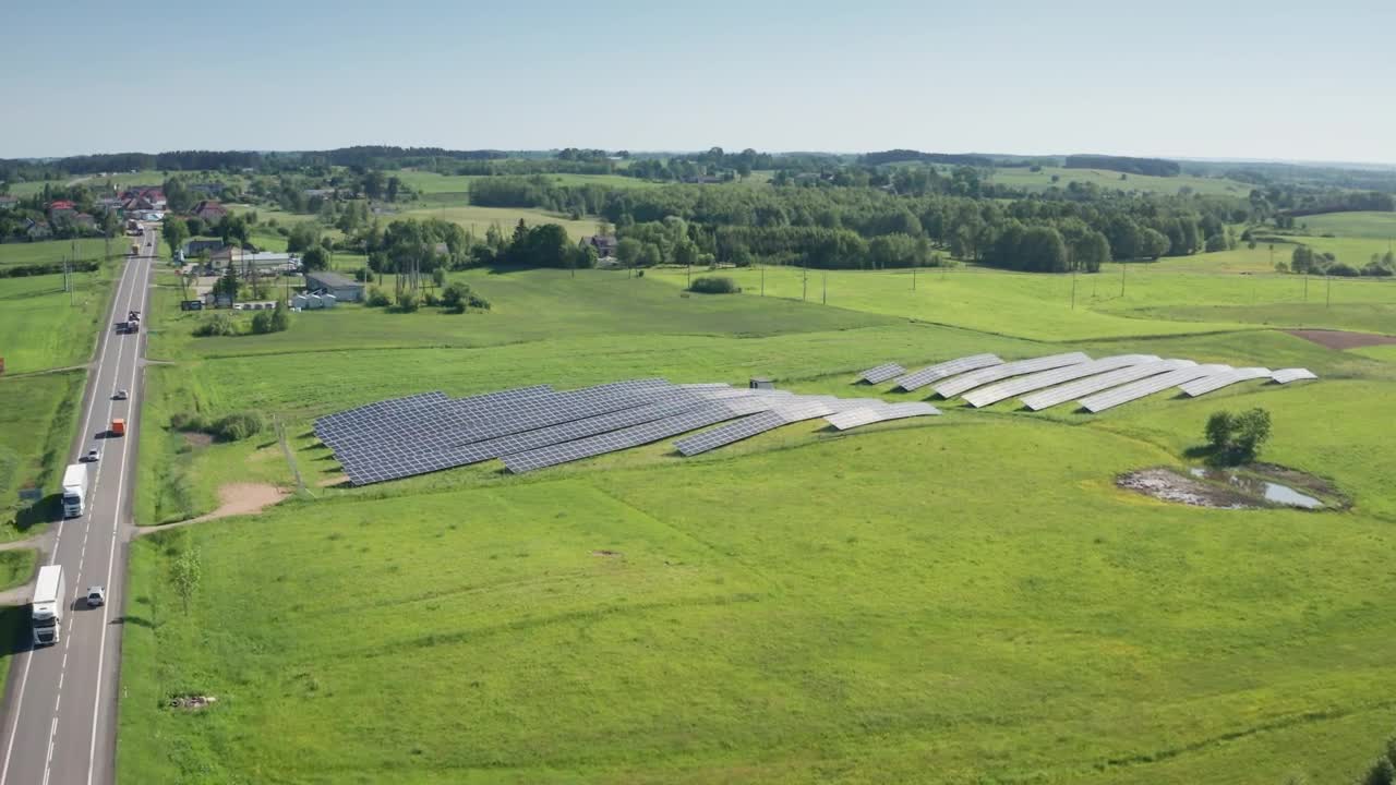Stock Video Drone Flying Past A Road Live Wallpaper For PC