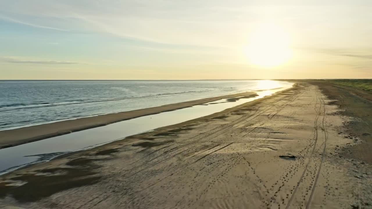 Stock Video Drone Flying Over The Coast Live Wallpaper For PC