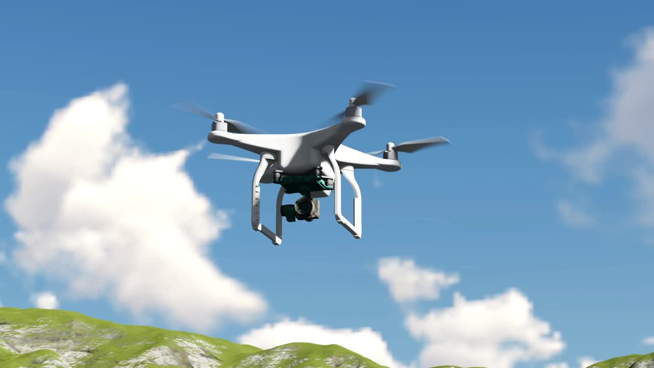 Stock Video Drone Flying In Nature On A Sunny Day Live Wallpaper For PC
