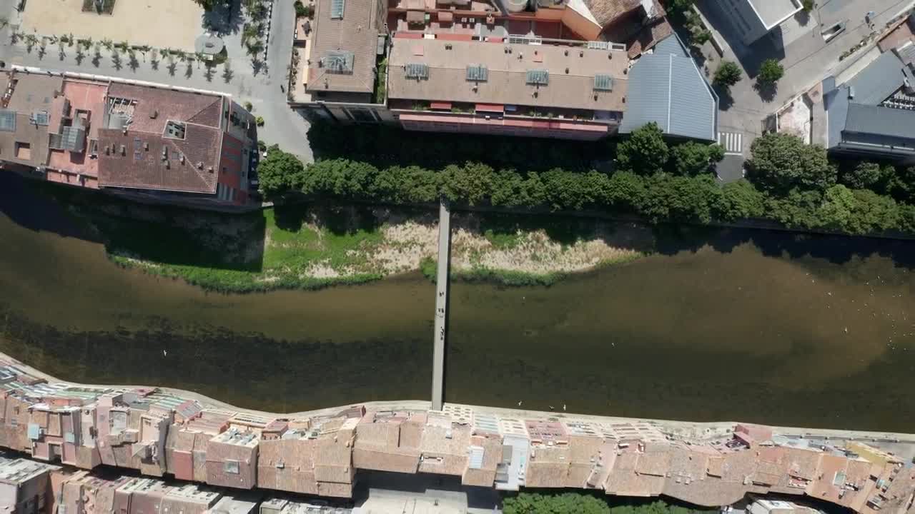 Stock Video Drone Flying High Over A River Live Wallpaper For PC