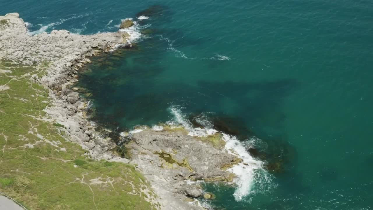 Stock Video Drone Flying Down Towards The Cliffs Live Wallpaper For PC