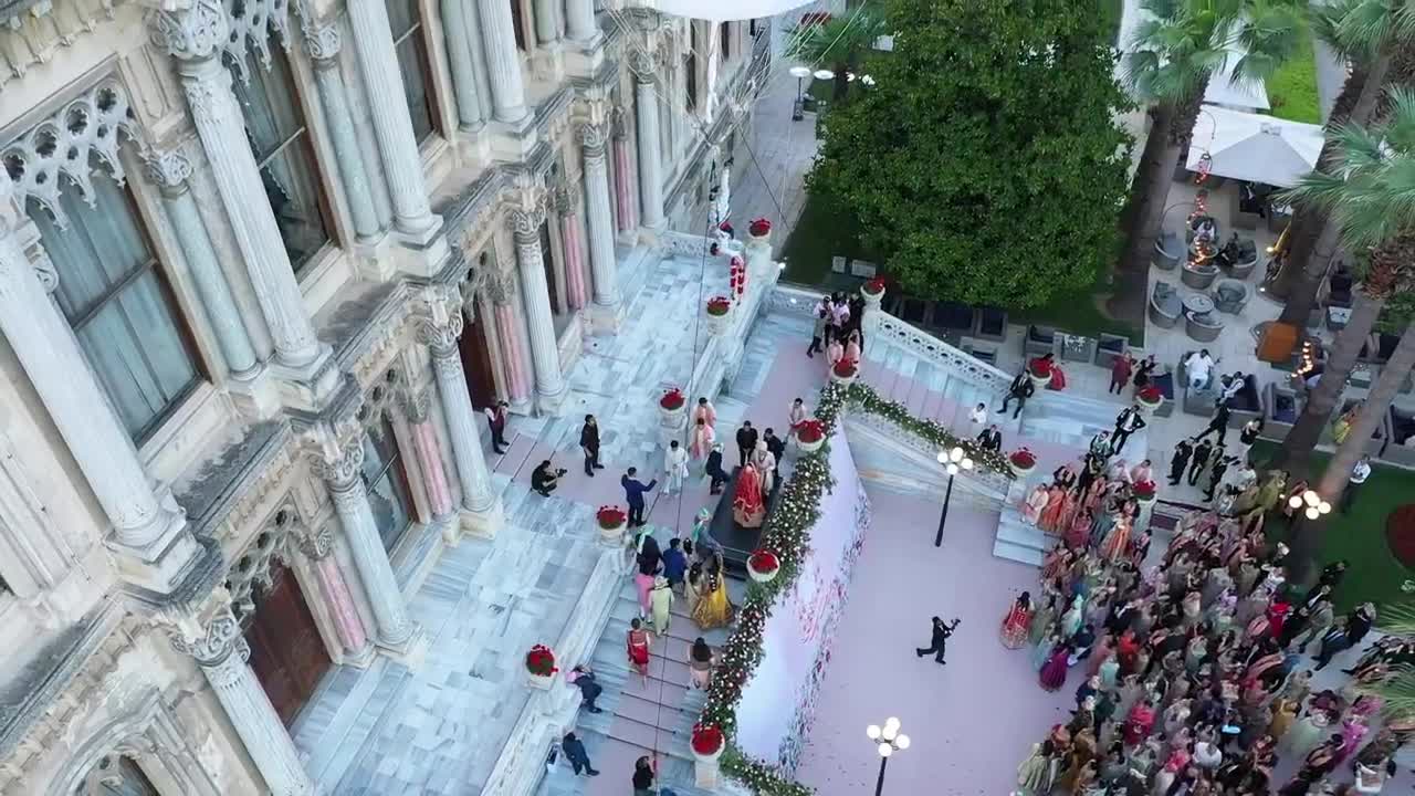 Stock Video Drone Above A Wedding Live Wallpaper For PC