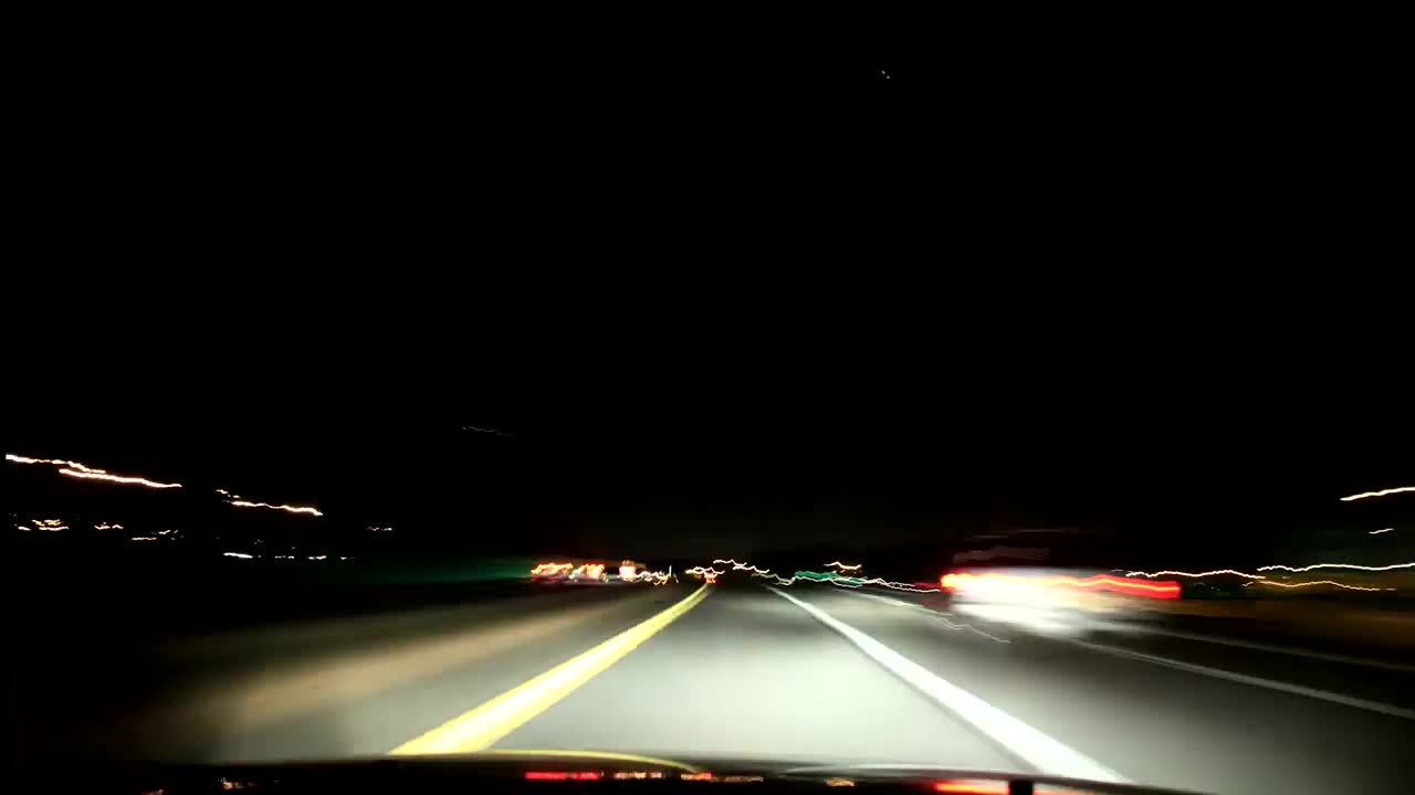 Stock Video Driving Through The Night Live Wallpaper For PC