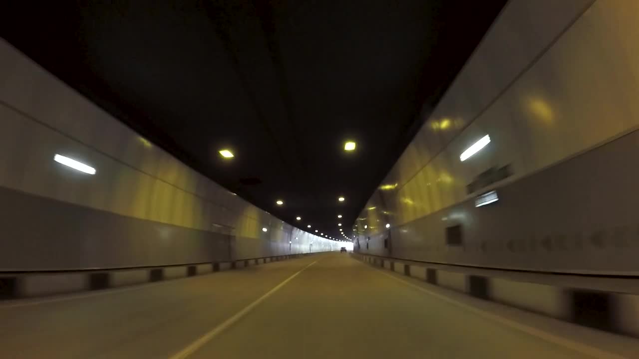 Stock Video Driving Through A Long Tunnel Live Wallpaper For PC