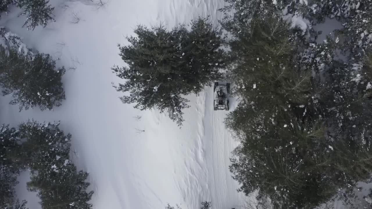 Stock Video Driving Over Fresh Snow Live Wallpaper For PC