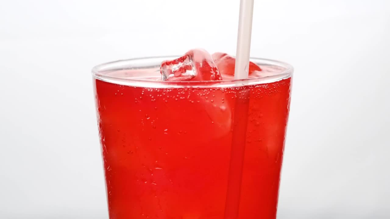 Stock Video Drinking Soda With A Straw From A Glass Live Wallpaper For PC