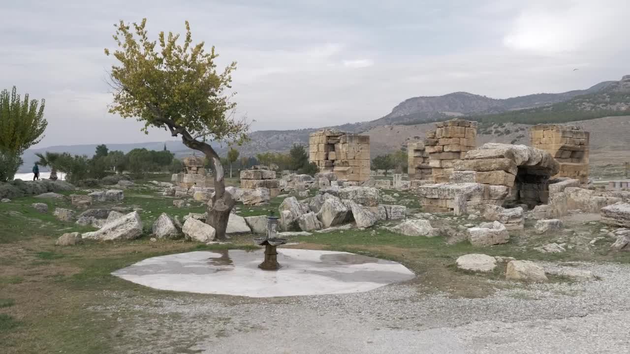 Stock Video Drinking Fountain By Building Ruins Live Wallpaper For PC