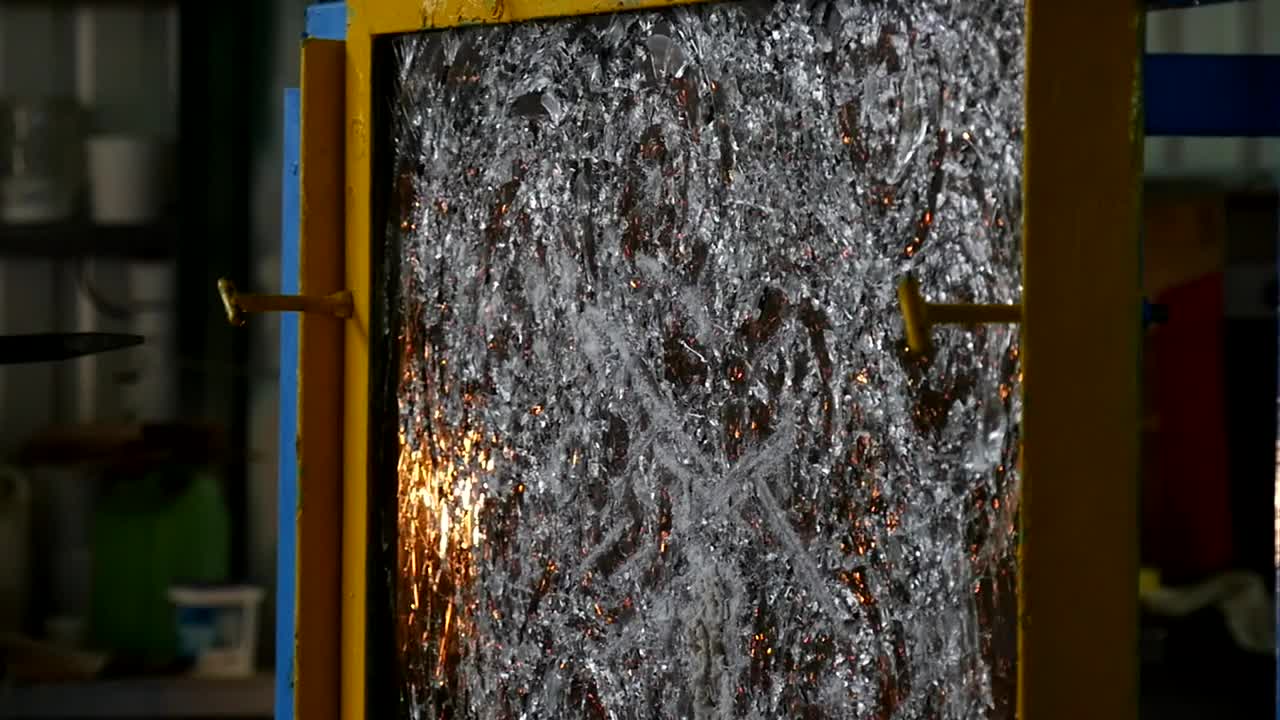 Stock Video Drilling A Bullet Proof Glass Live Wallpaper For PC