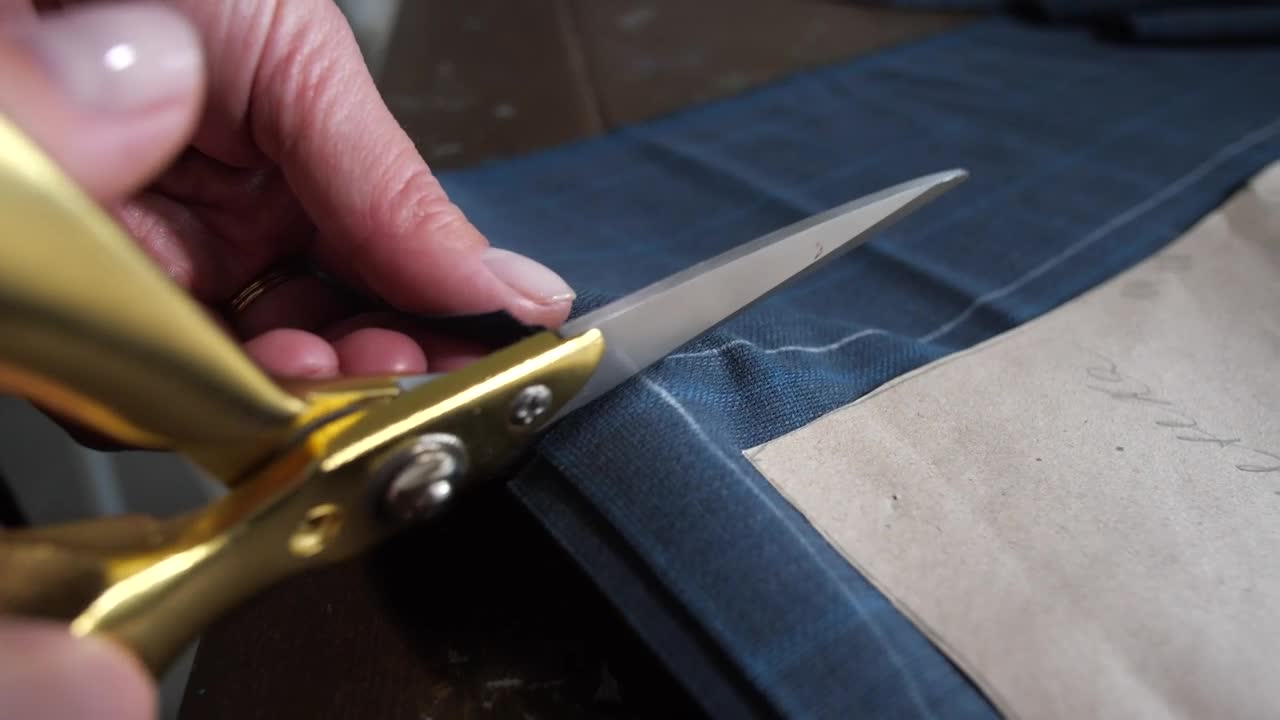 Stock Video Dressmaker Cutting Fabric Live Wallpaper For PC