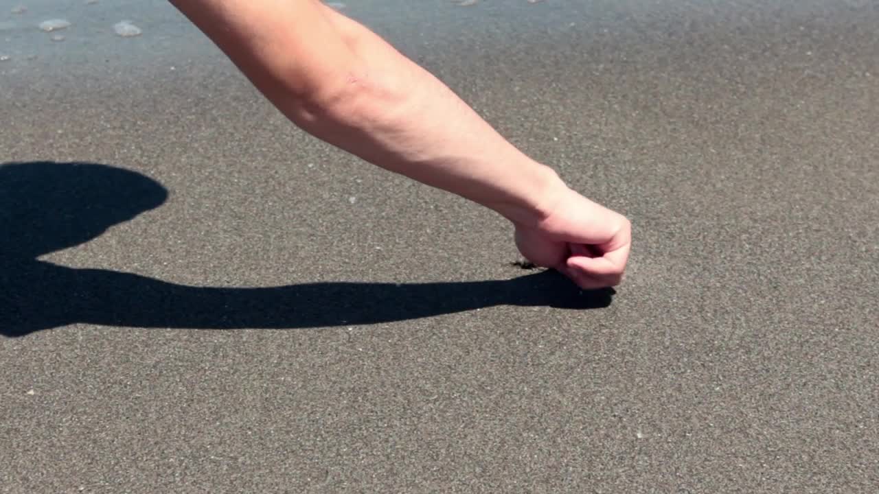 Stock Video Drawing A Heart On The Beach After A Wave Erases Live Wallpaper For PC