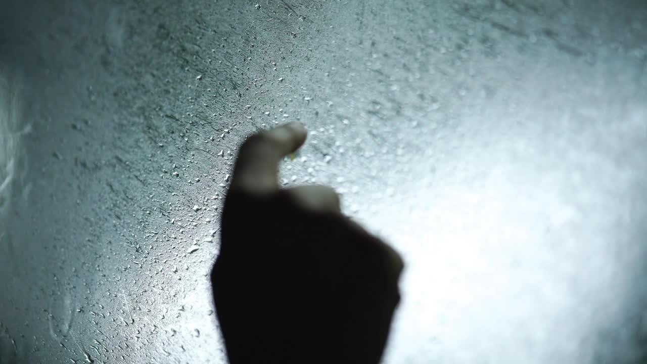 Stock Video Drawing A Heart On A Foggy Window On A Rainy Live Wallpaper For PC