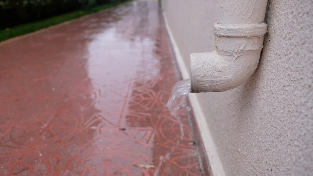 Stock Video Drain Pipe A Rainy Day Live Wallpaper For PC