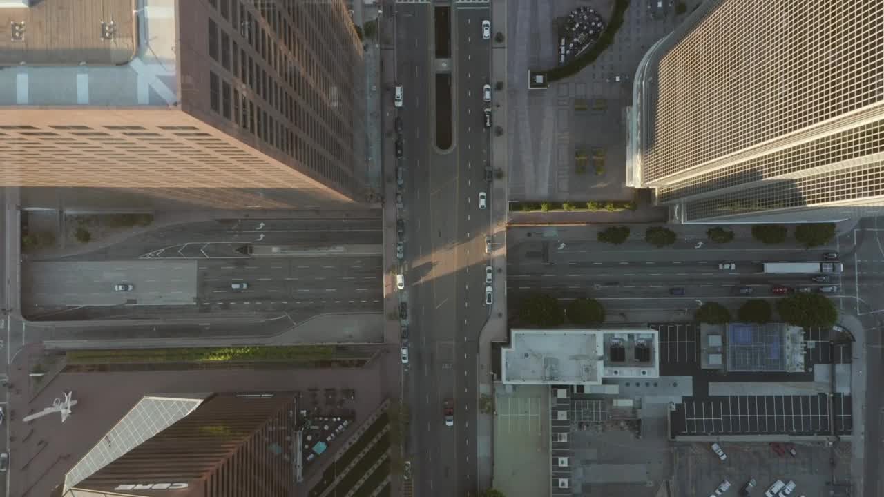 Stock Video Downward View Above Skyscrapers In A City Live Wallpaper For PC