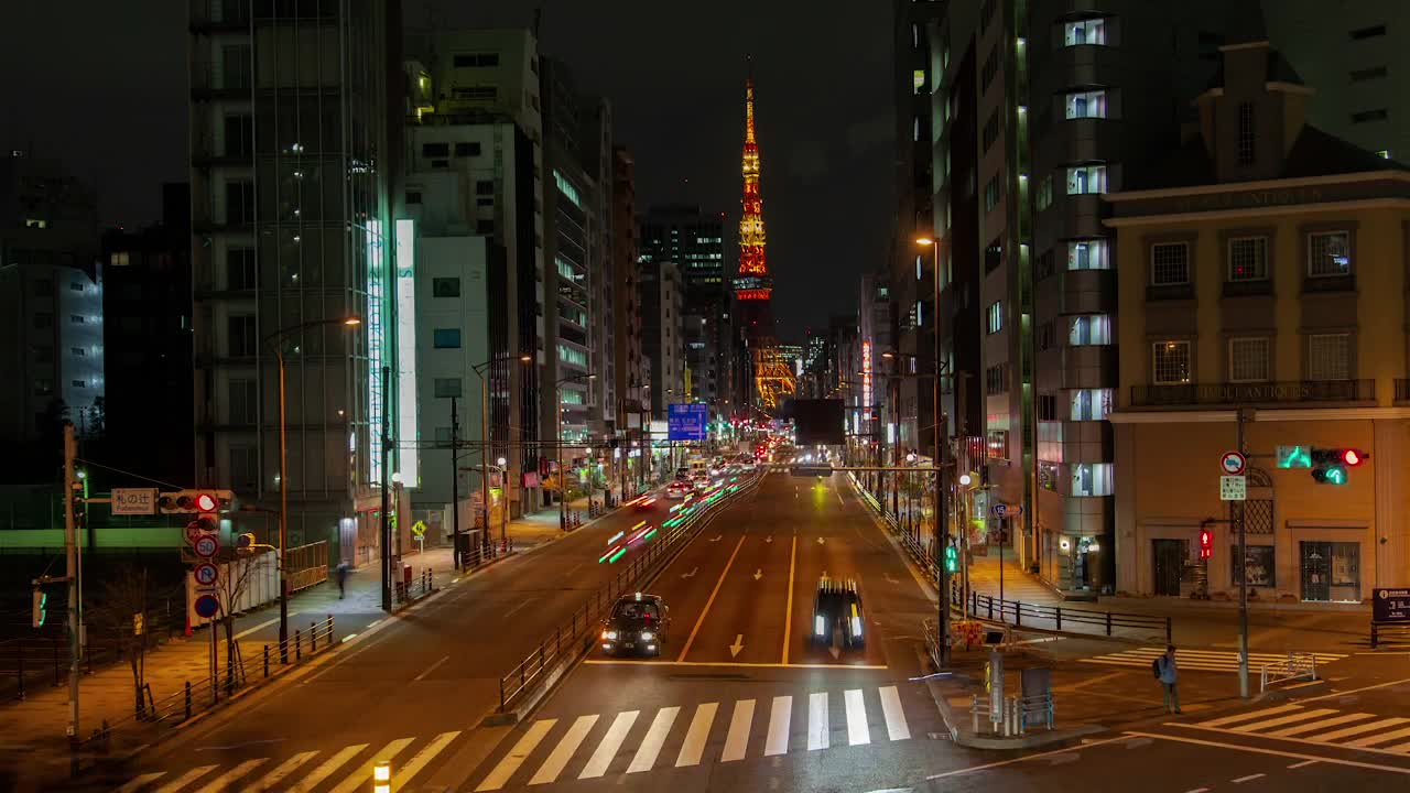 Stock Video Downtown Street In Tokyo Time Lapse Live Wallpaper For PC
