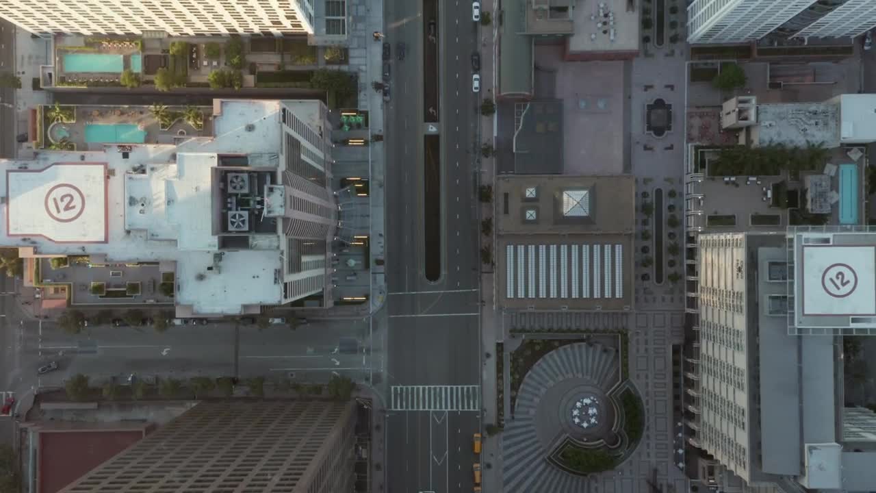Stock Video Downtown Los Angeles With Low Traffic Live Wallpaper For PC