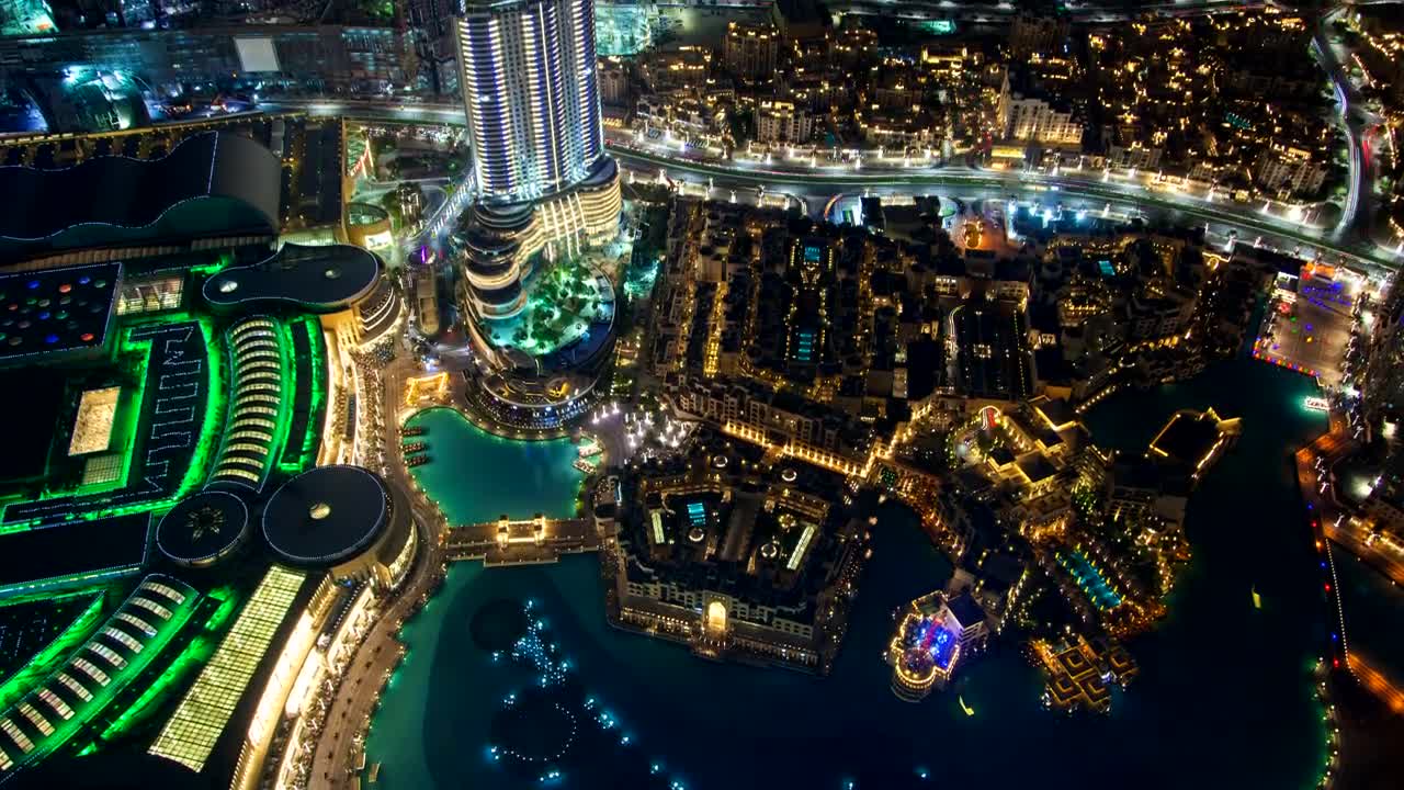 Stock Video Downtown Dubai Cityscape From Above Live Wallpaper For PC