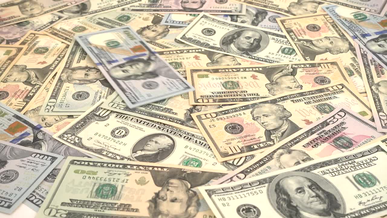 Stock Video Dollar Bills Covering The Entire Shot Live Wallpaper For PC