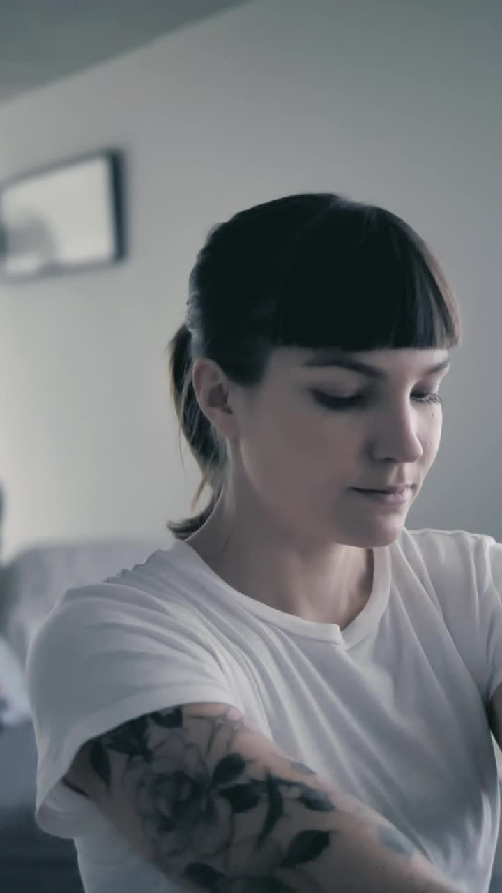 Stock Video Doing Yoga With Your Arms In The Air Live Wallpaper For PC